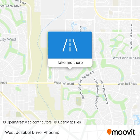 Mapa de West Jezebel Drive