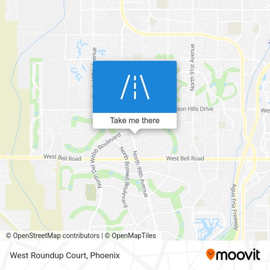 Mapa de West Roundup Court