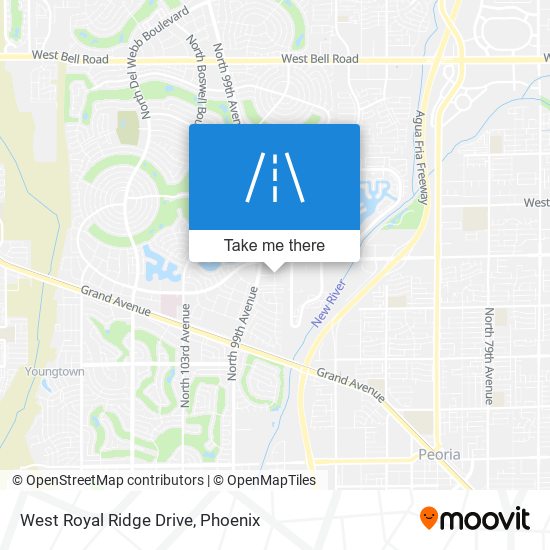 West Royal Ridge Drive map