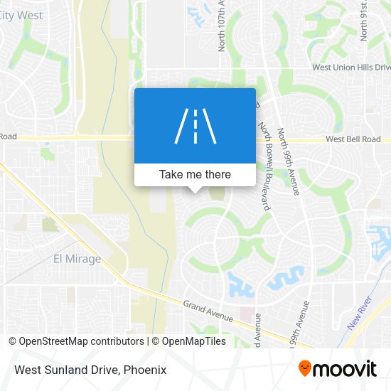 West Sunland Drive map