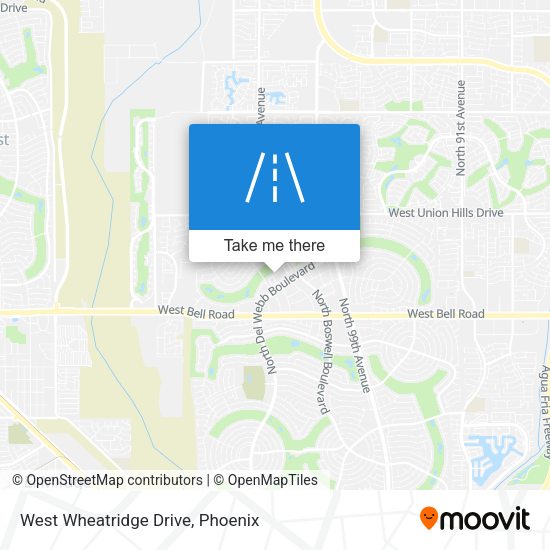 Mapa de West Wheatridge Drive