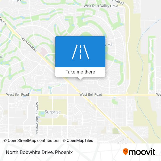 North Bobwhite Drive map