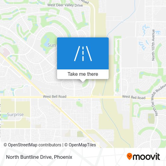 North Buntline Drive map