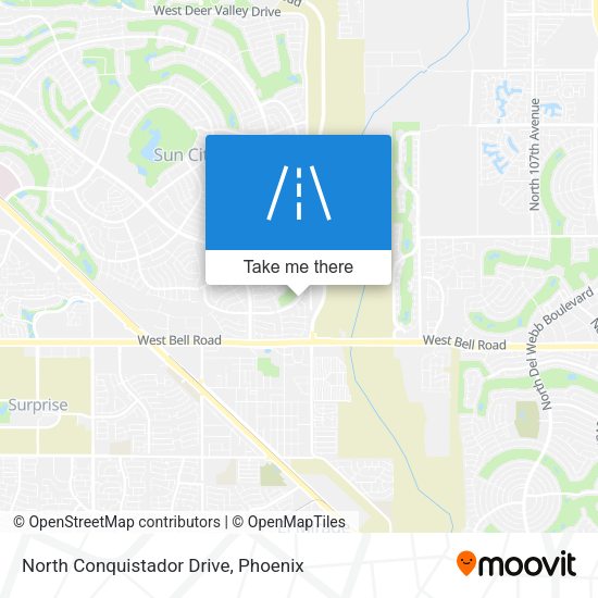 Mapa de North Conquistador Drive