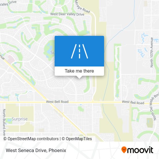 Mapa de West Seneca Drive