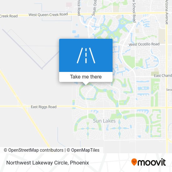 Northwest Lakeway Circle map