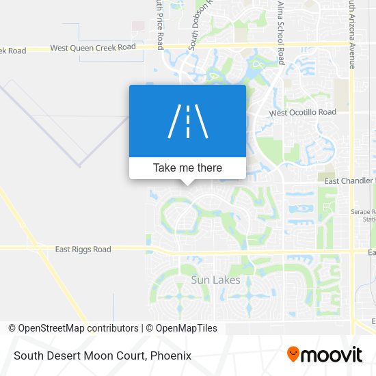 South Desert Moon Court map