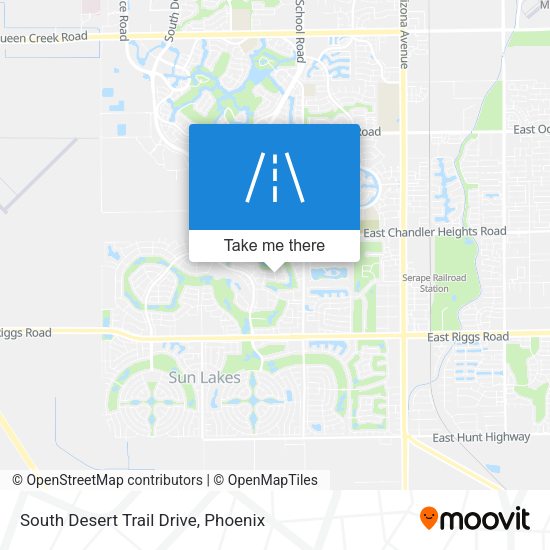 South Desert Trail Drive map