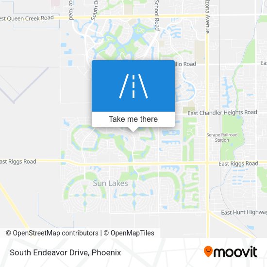 Mapa de South Endeavor Drive