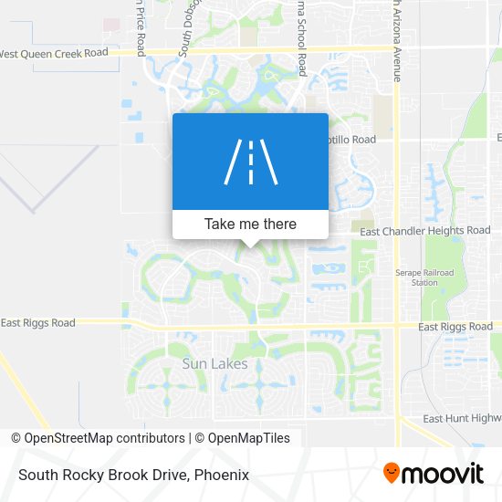 Mapa de South Rocky Brook Drive