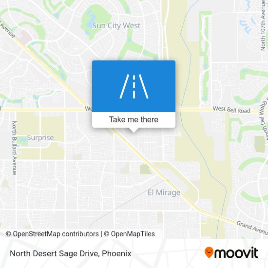 North Desert Sage Drive map