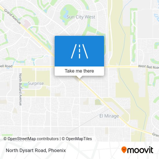 Mapa de North Dysart Road