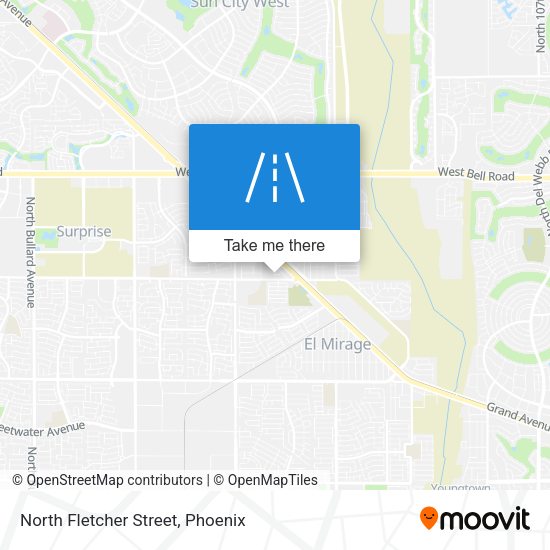 Mapa de North Fletcher Street