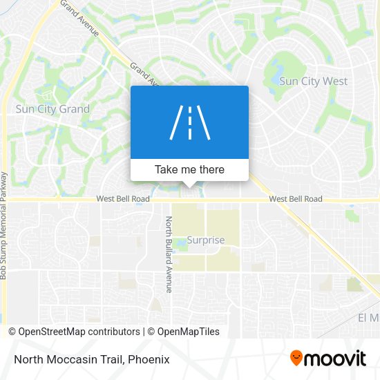 Mapa de North Moccasin Trail