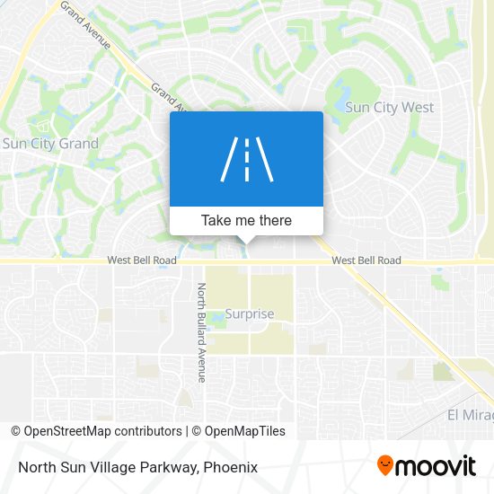 Mapa de North Sun Village Parkway