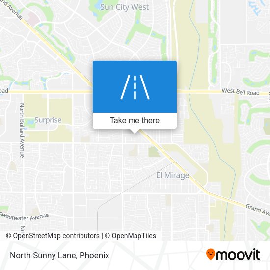 Mapa de North Sunny Lane