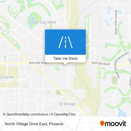 North Village Drive East map