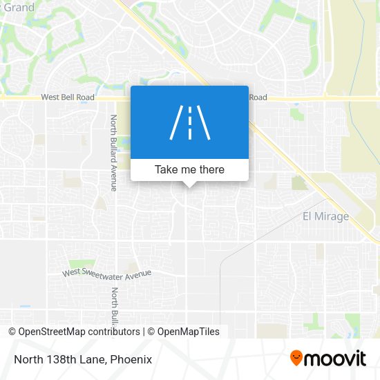 Mapa de North 138th Lane