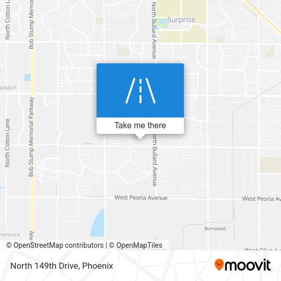 Mapa de North 149th Drive
