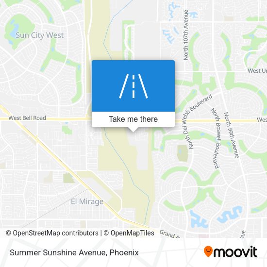 Mapa de Summer Sunshine Avenue