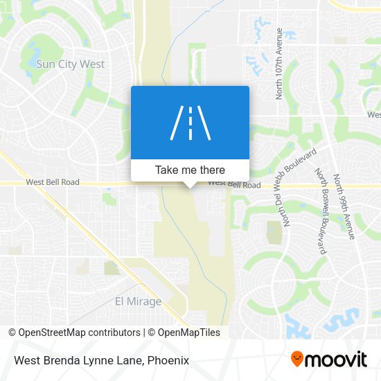 Mapa de West Brenda Lynne Lane