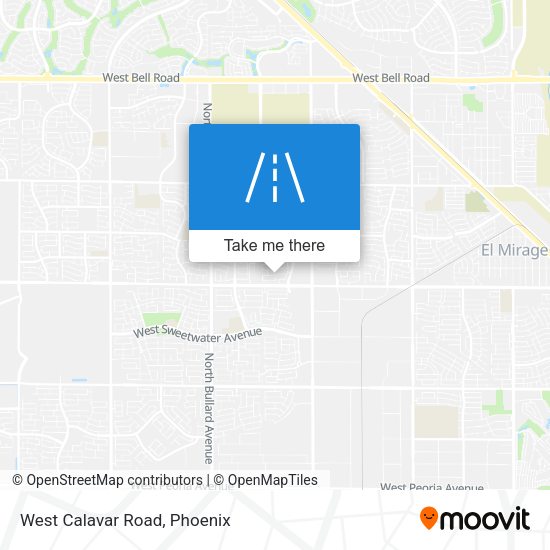 Mapa de West Calavar Road