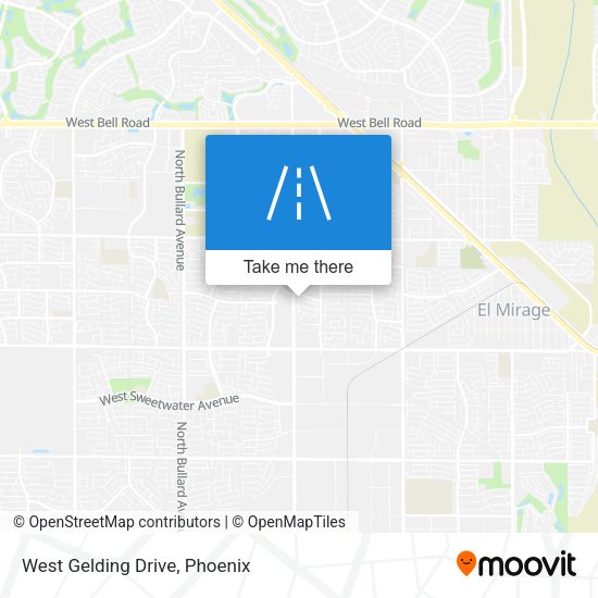Mapa de West Gelding Drive