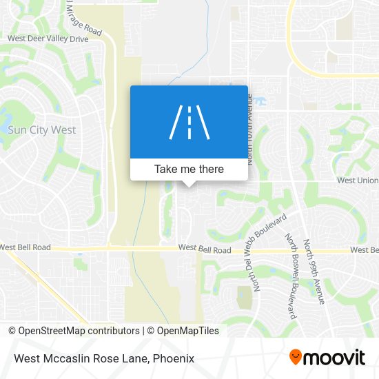 West Mccaslin Rose Lane map
