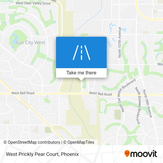 West Prickly Pear Court map