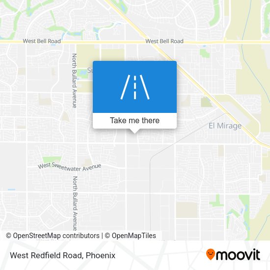 West Redfield Road map