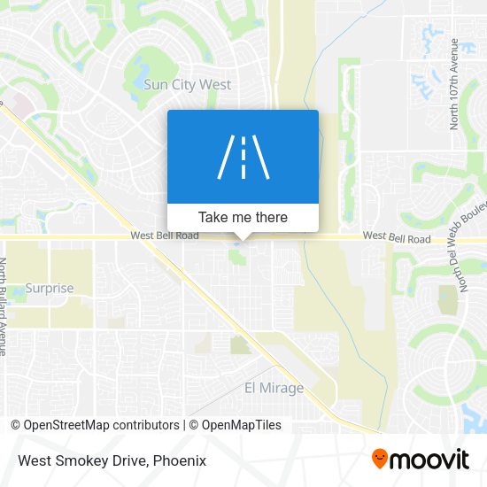 Mapa de West Smokey Drive