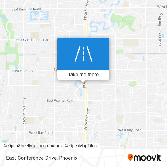 East Conference Drive map