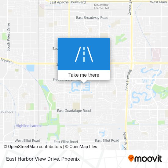 Mapa de East Harbor View Drive