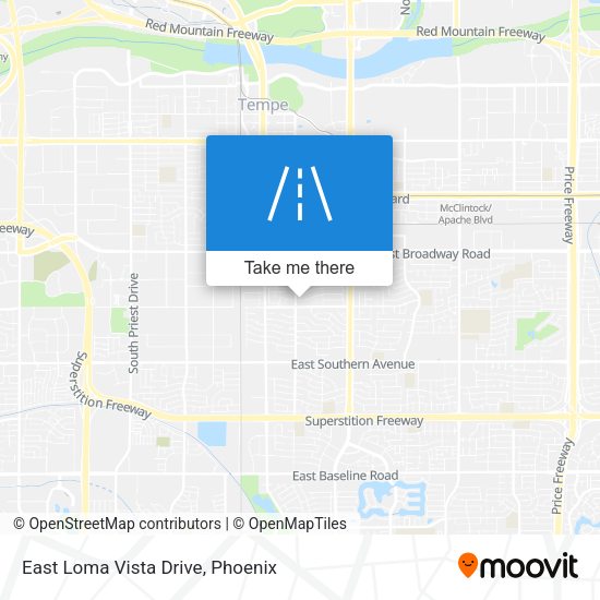 Mapa de East Loma Vista Drive