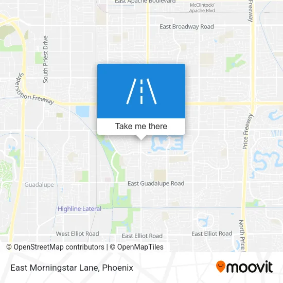 East Morningstar Lane map