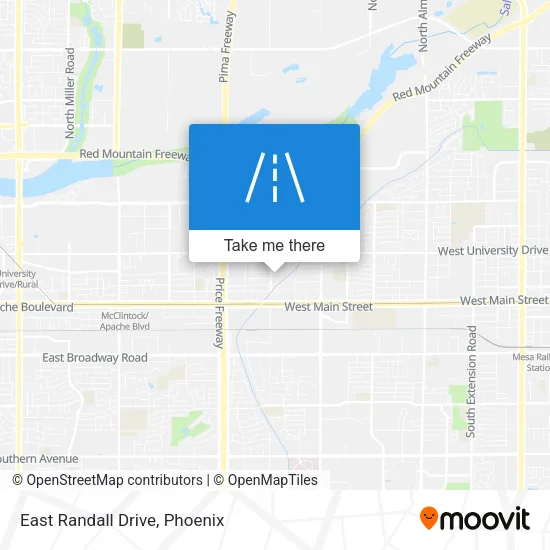 East Randall Drive map