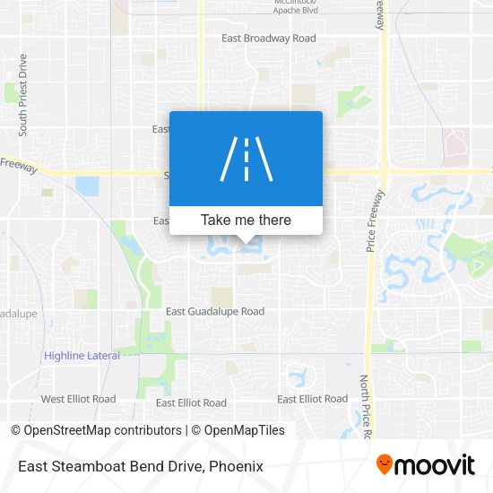 Mapa de East Steamboat Bend Drive