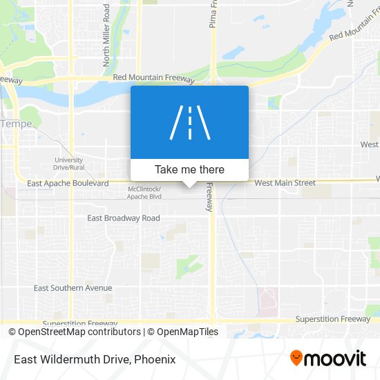 East Wildermuth Drive map