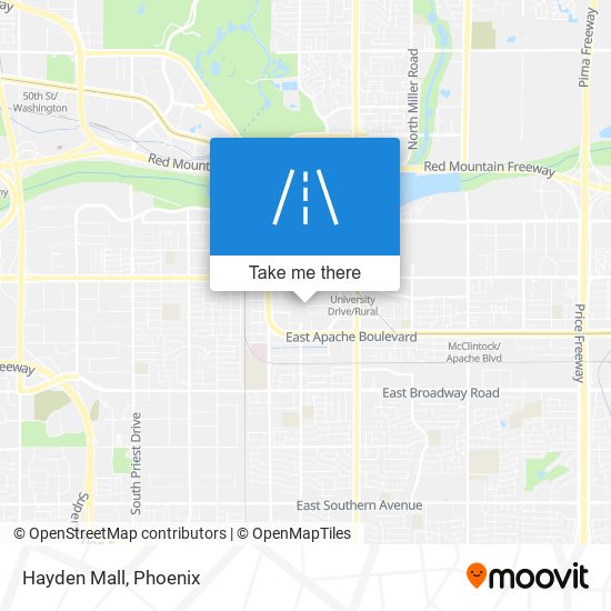 Hayden Mall map