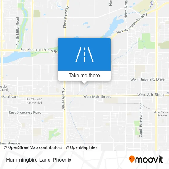 Hummingbird Lane map