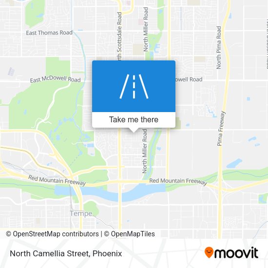 North Camellia Street map
