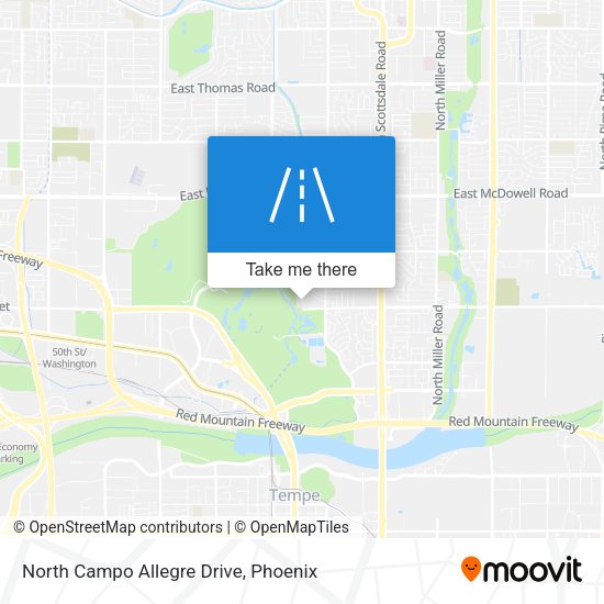 Mapa de North Campo Allegre Drive