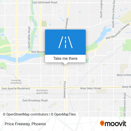 Price Freeway map