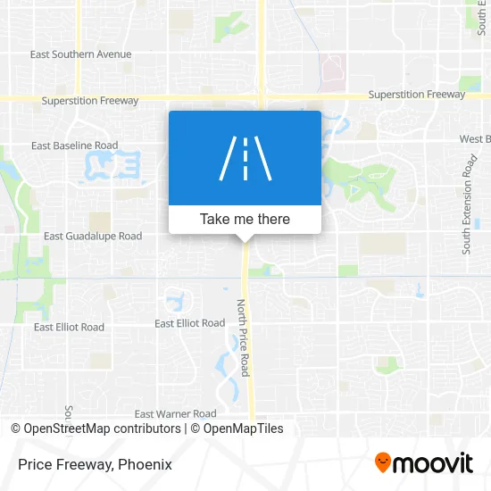 Price Freeway map