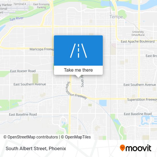 Mapa de South Albert Street