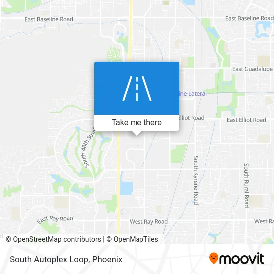 South Autoplex Loop map