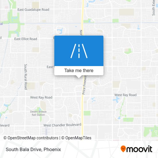 Mapa de South Bala Drive