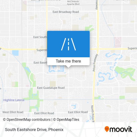 Mapa de South Eastshore Drive
