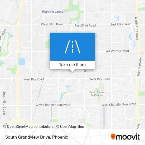 Mapa de South Grandview Drive