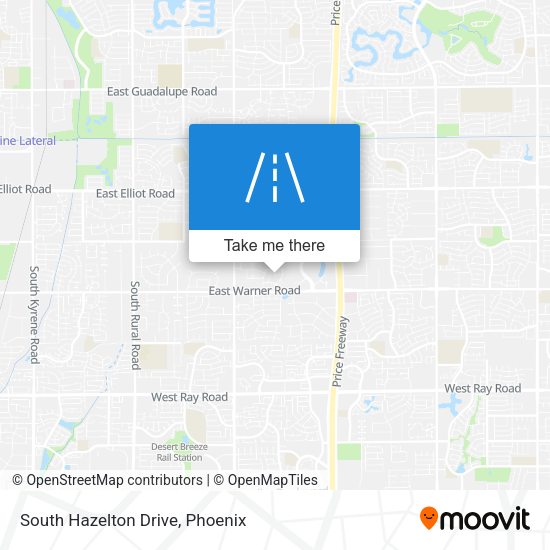 South Hazelton Drive map